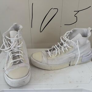 Converse White High-Top Sneakers